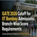GATE 2026 Cutoff for IIT Bombay Admissions: Branch-Wise Score Requirements